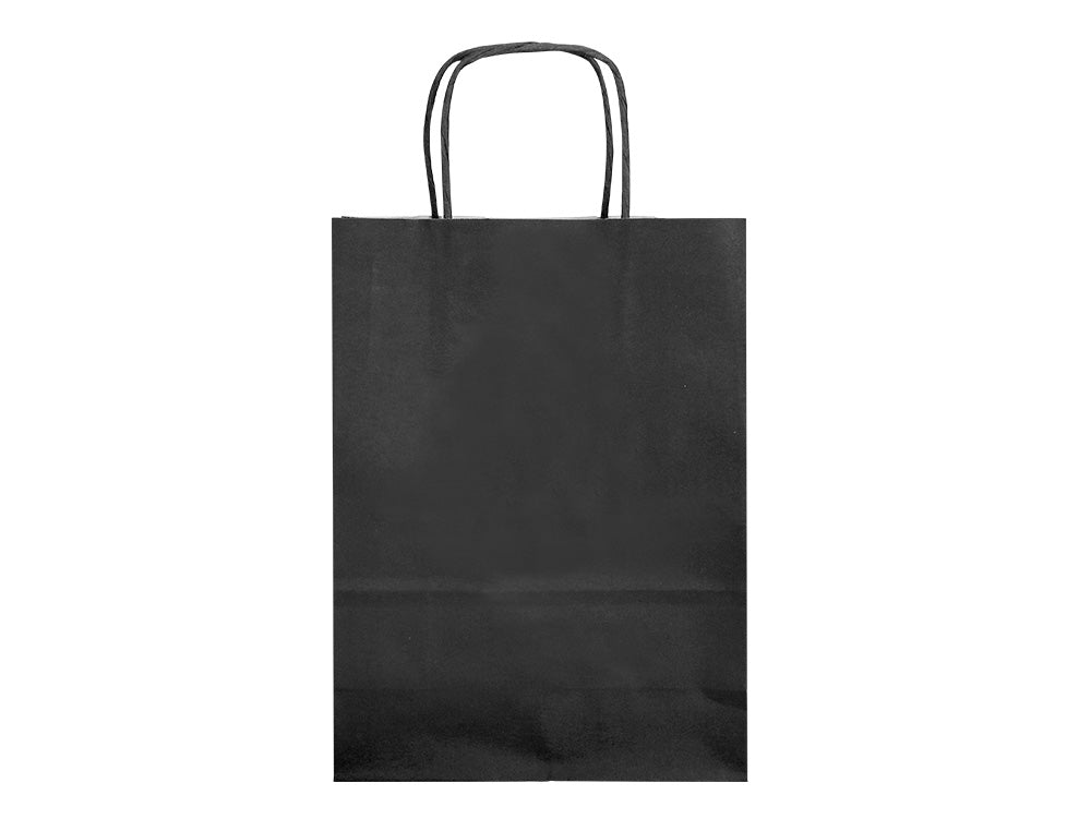 Bolsa papel q-connect celulosa s con asa retorcida 240x320x10 mm