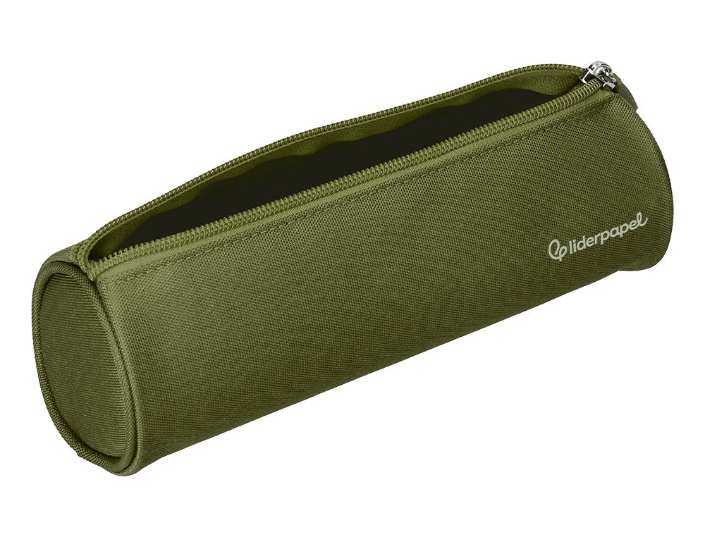 Estuche portatodo liderpapel classic cilindrico ancho 210x70mm