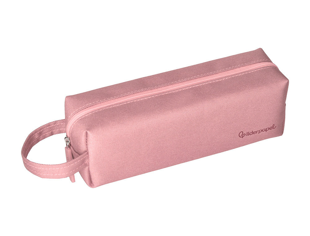 Estuche portatodo liderpapel classic rectangular con asa 210x70mm