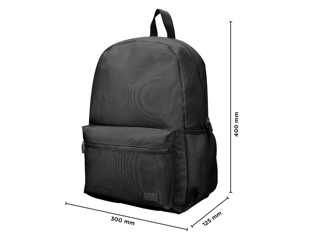 Mochila liderpapel core con compartimento lateral elastico 15 l 400x125x300 mm