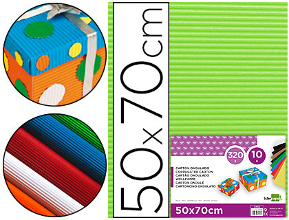 Carton ondulado liderpapel 50 x 70cm 320g/m2