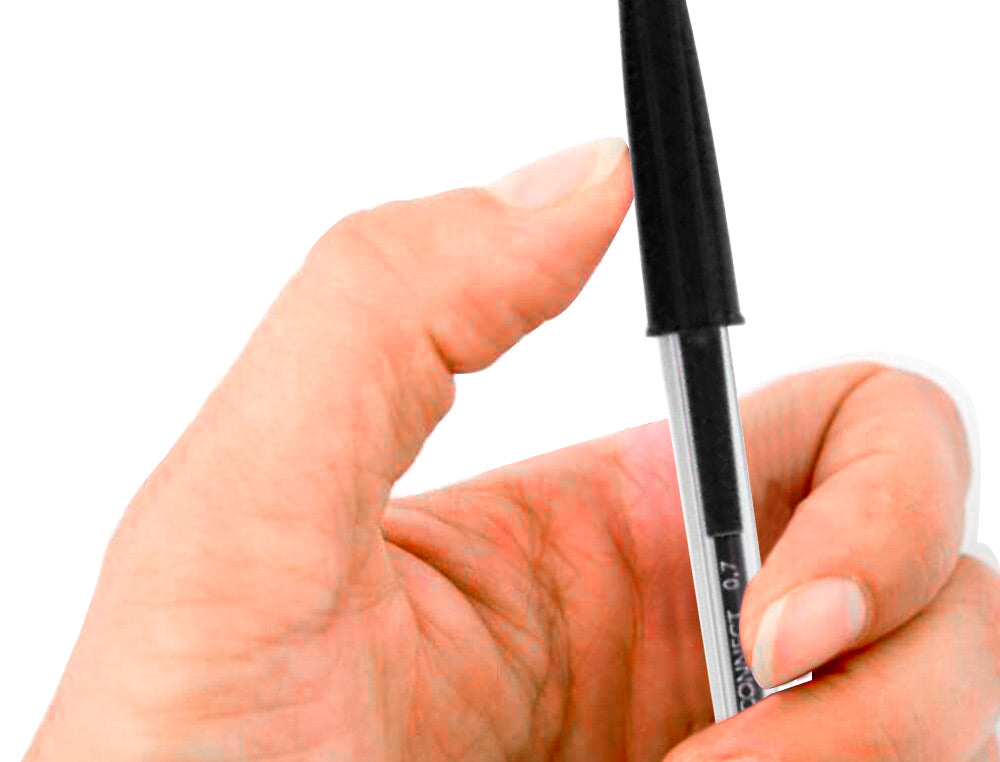 Boligrafo transparente q-connect kf26039