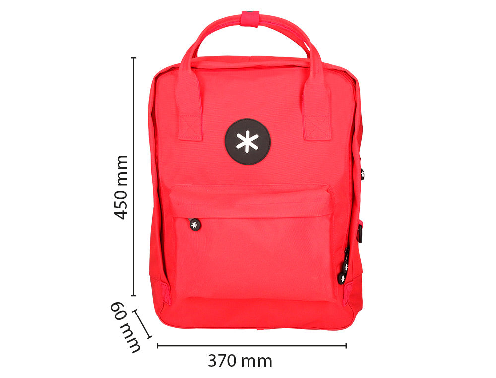 Mochila antartik 2 asas y bolsillos exteriores 300x115x390 mm