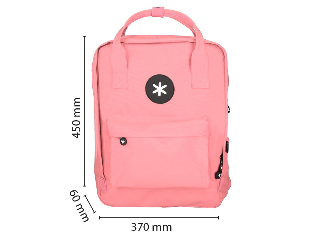 Mochila antartik 2 asas y bolsillos exteriores 300x115x390 mm