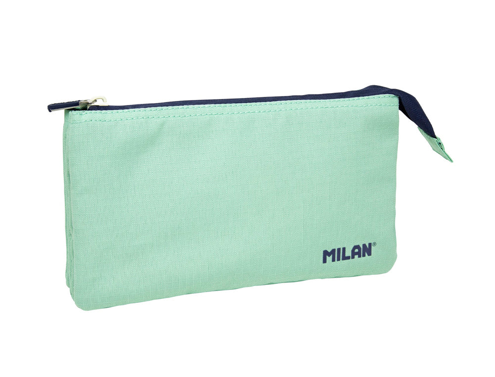 Bolso escolar portatodo milan 1918 collection 3 cremalleras y 5 compartimentos 215x35x125 mm