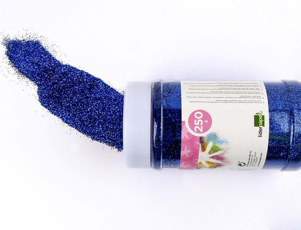 Purpurina liderpapel fantasia color metalico bote de 250 gr