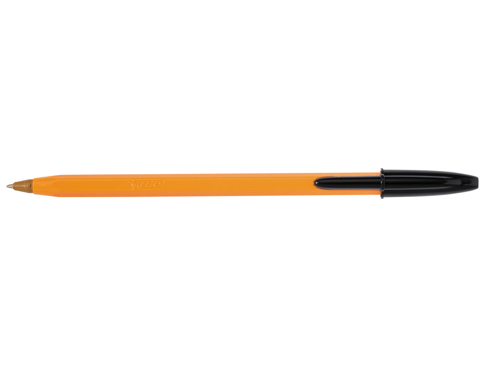 Boligrafo bic naranja fine original