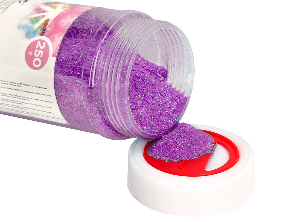 Purpurina liderpapel fantasia color metalico bote de 250 gr
