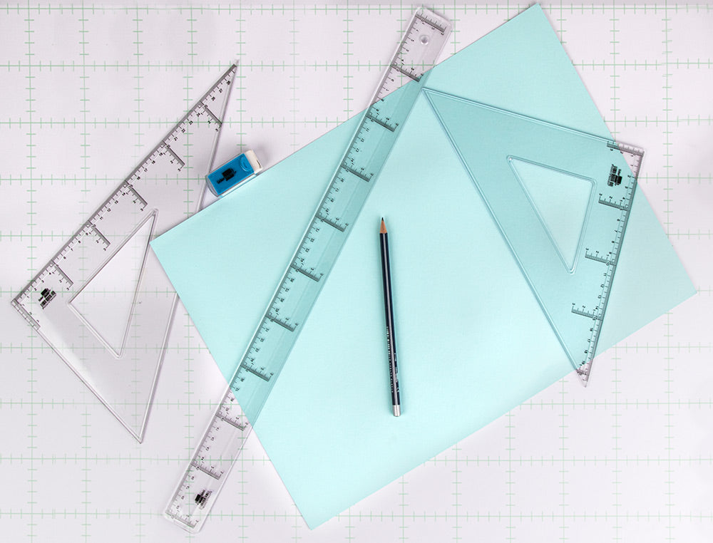 Regla liderpapel plastico cristal 50 cm
