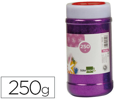 Purpurina liderpapel fantasia color metalico bote de 250 gr