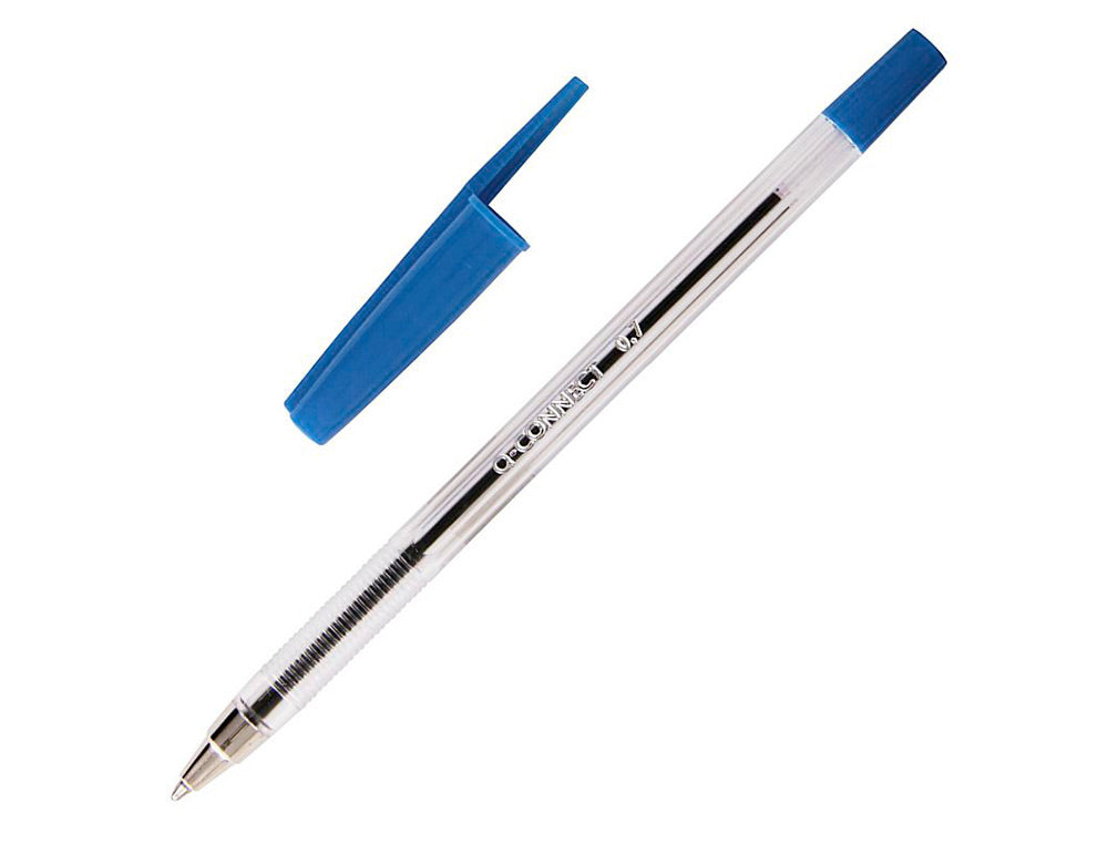 Boligrafo transparente q-connect kf26039