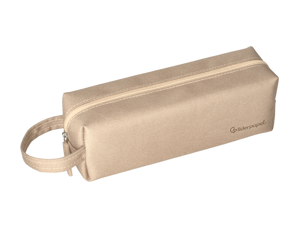 Estuche portatodo liderpapel classic rectangular con asa 210x70mm