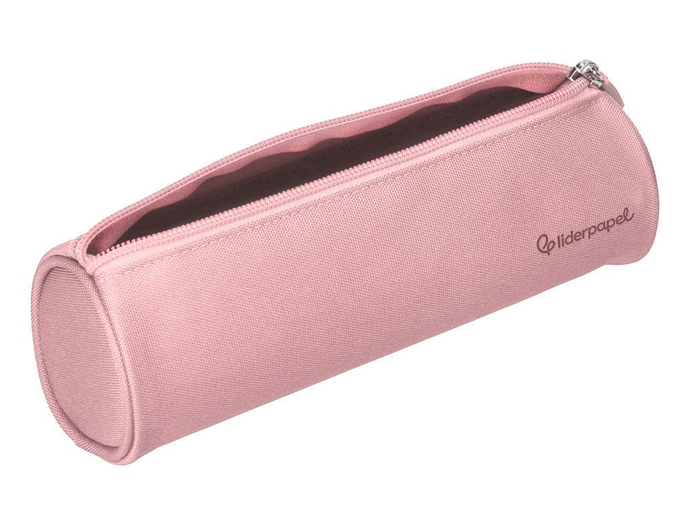 Estuche portatodo liderpapel classic cilindrico ancho 210x70mm
