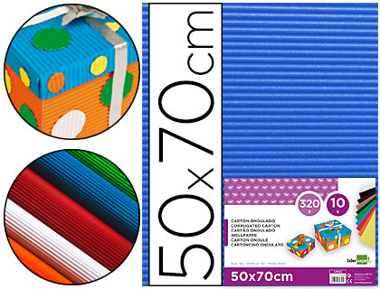 Carton ondulado liderpapel 50 x 70cm 320g/m2