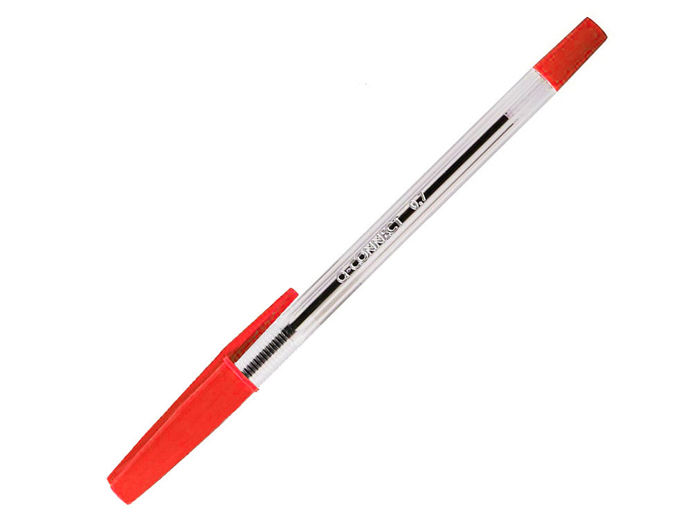 Boligrafo transparente q-connect kf26039