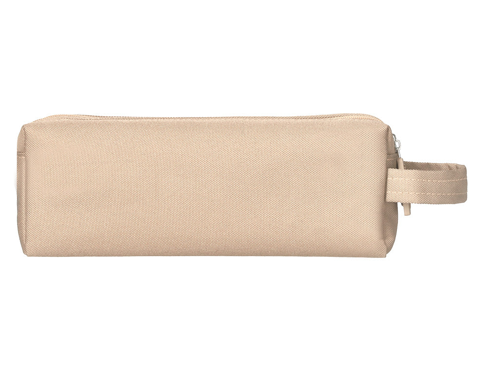 Estuche portatodo liderpapel classic rectangular con asa 2 cremalleras 210 x80mm