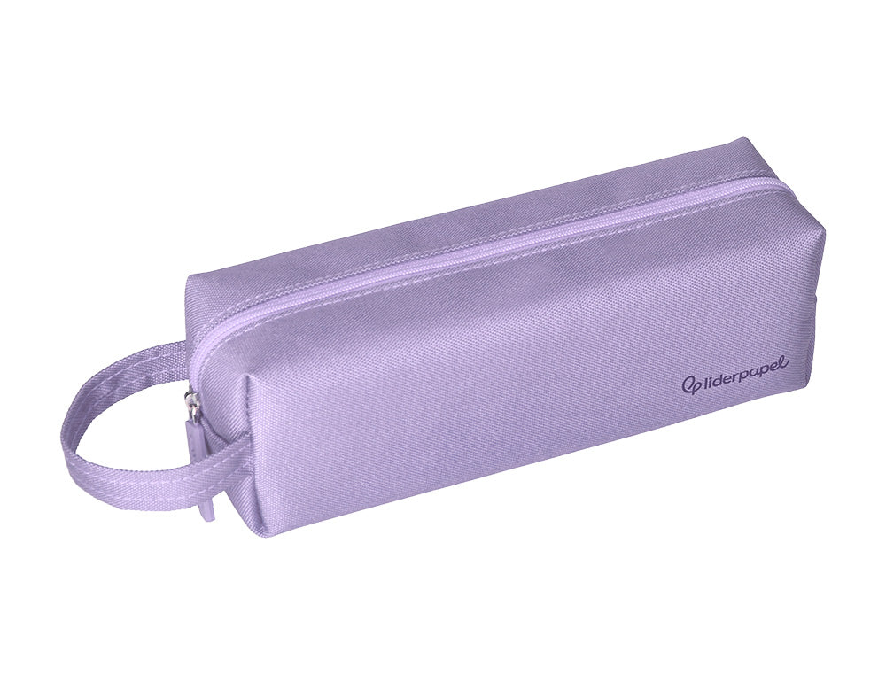 Estuche portatodo liderpapel classic rectangular con asa 210x70mm