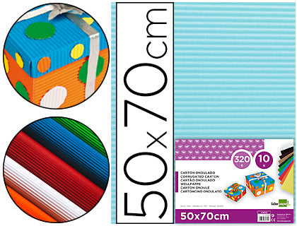 Carton ondulado liderpapel 50 x 70cm 320g/m2
