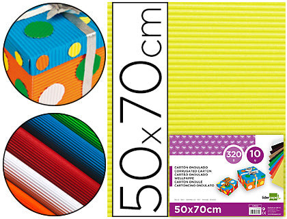 Carton ondulado liderpapel 50 x 70cm 320g/m2