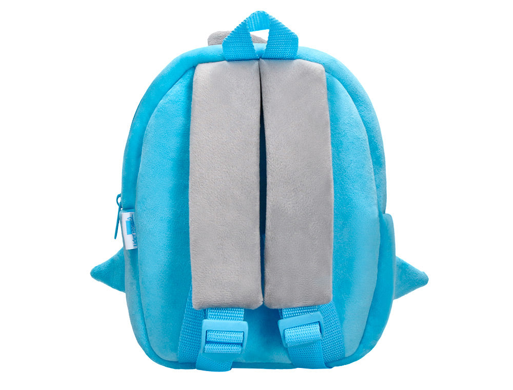 Mochila preescolar liderpapel peluche infantil tiburon 260x100x240 mm