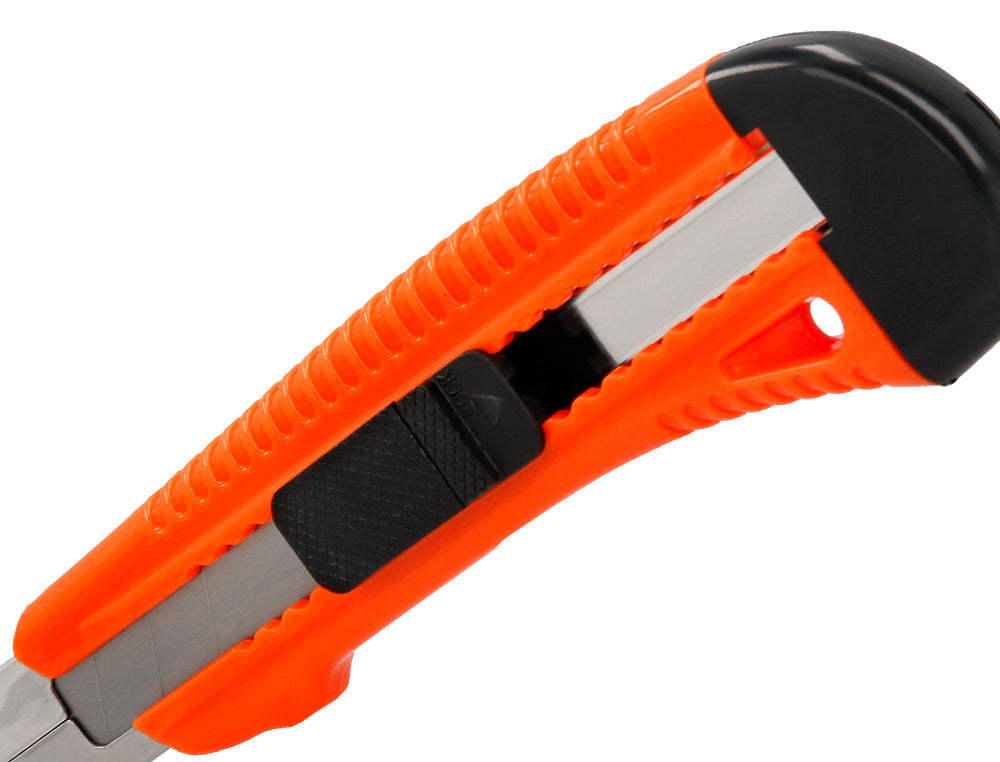Cuter q-connect plastico ancho retractil cuchilla 18 mm xd-38 blister 1 unidad