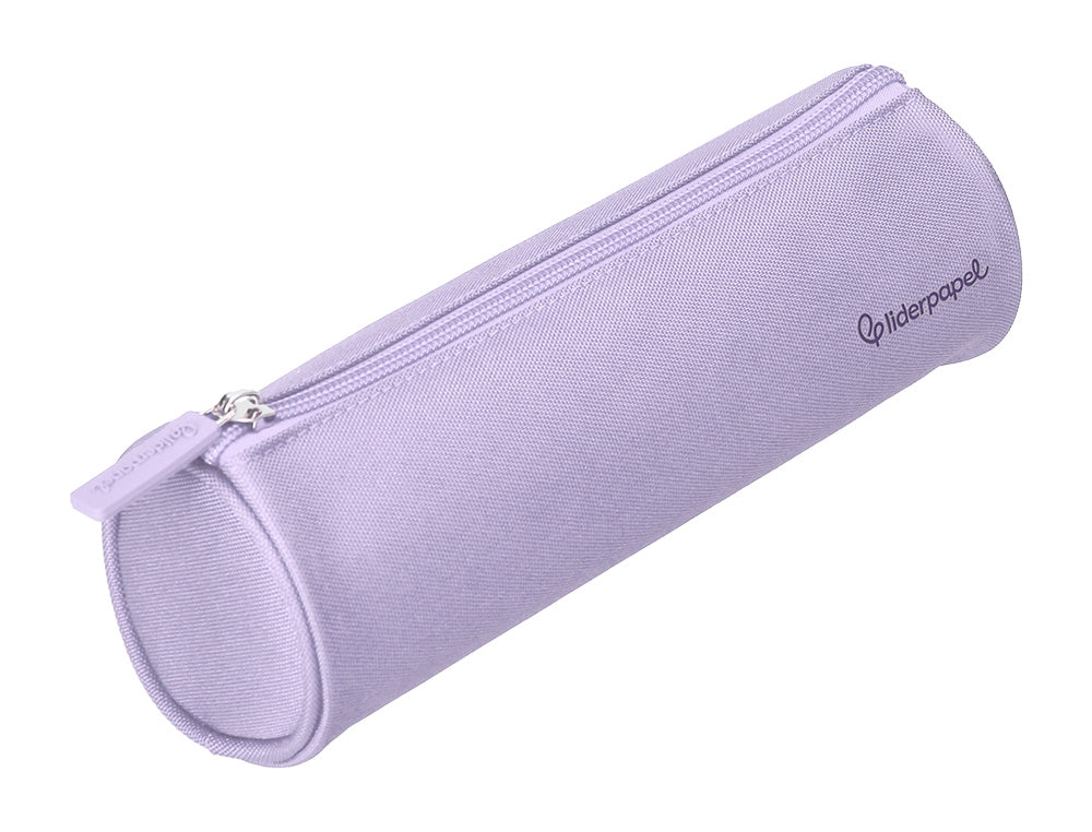 Estuche portatodo liderpapel classic cilindrico ancho 210x70mm