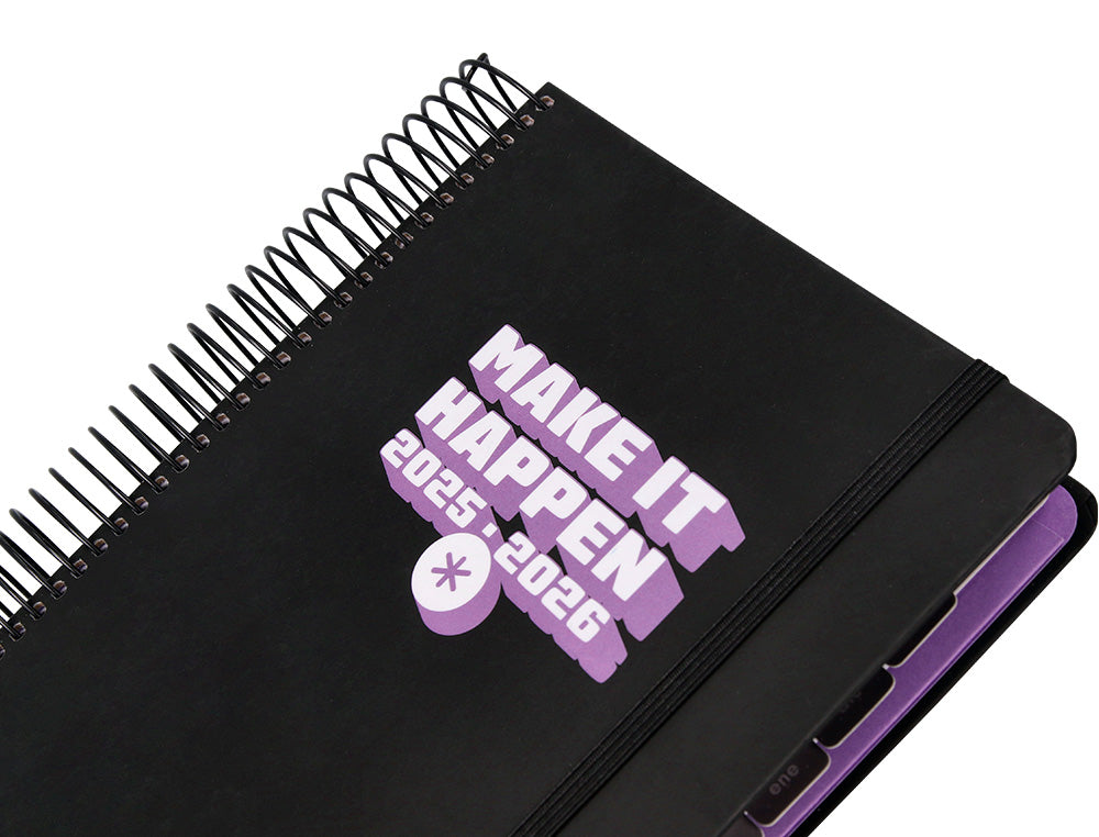 Agenda escolar antartik 25-26 espiral neon dia pagina a5 bilingüe papel fsc 80 gr
