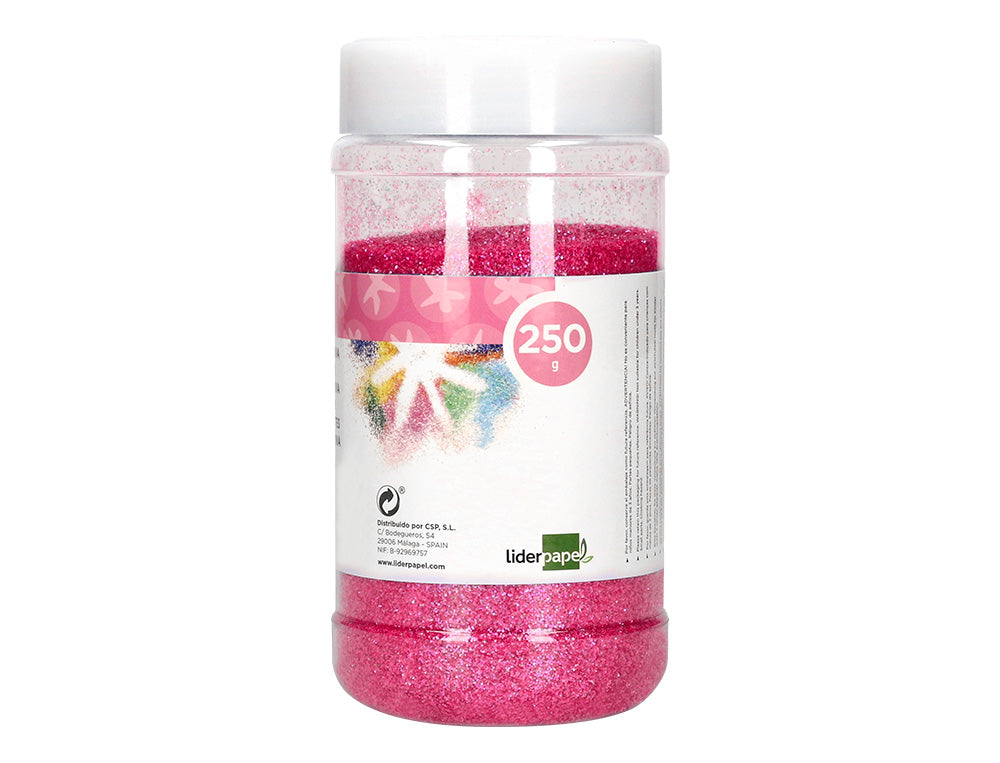 Purpurina liderpapel fantasia color metalico bote de 250 gr
