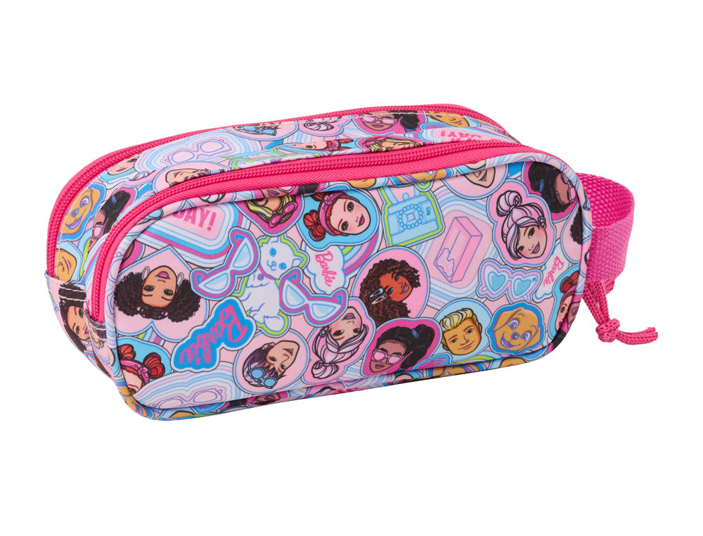 Bolso escolar portatodo safta doble 3d mochilas 3d barbie 80x210x60 mm