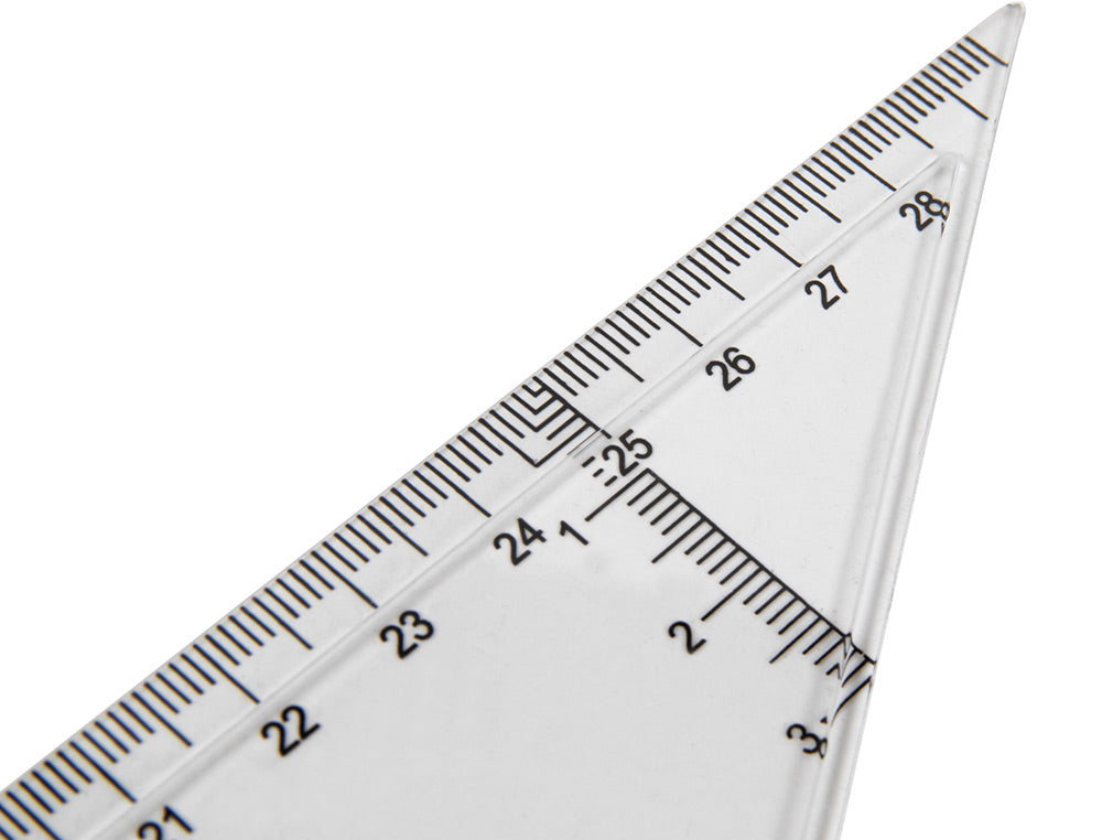 Cartabon liderpapel 30 cm plastico cristal