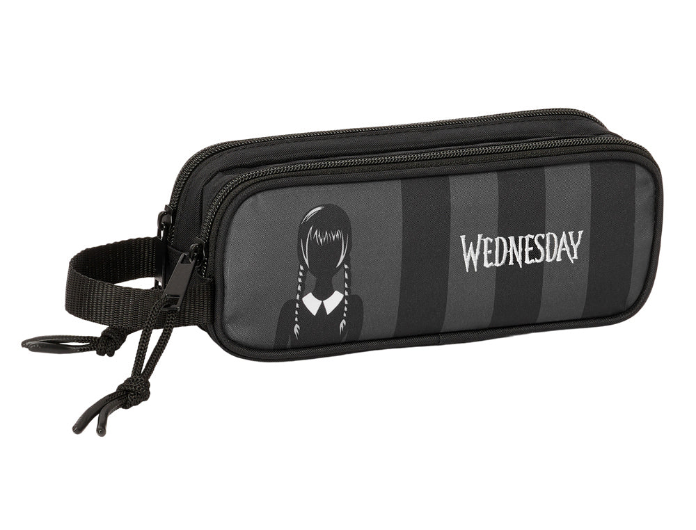 Bolso escolar portatodo safta doble wednesday 80x210x60 mm