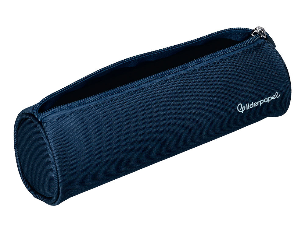 Estuche portatodo liderpapel classic cilindrico ancho 210x70mm