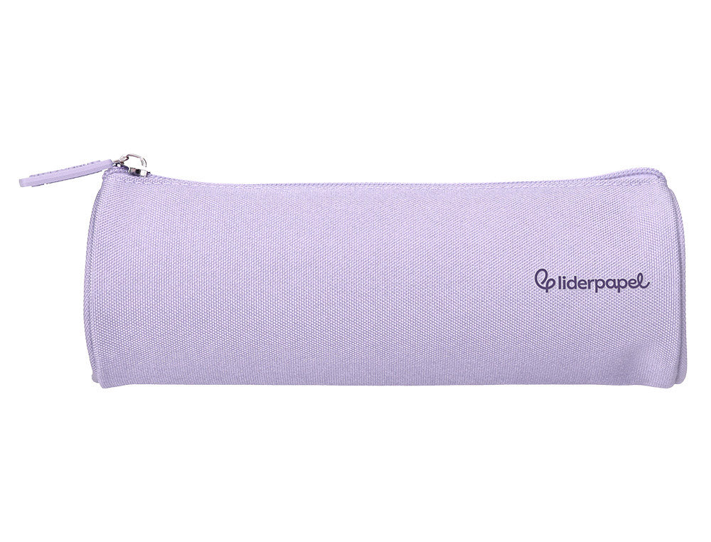 Estuche portatodo liderpapel classic cilindrico ancho 210x70mm