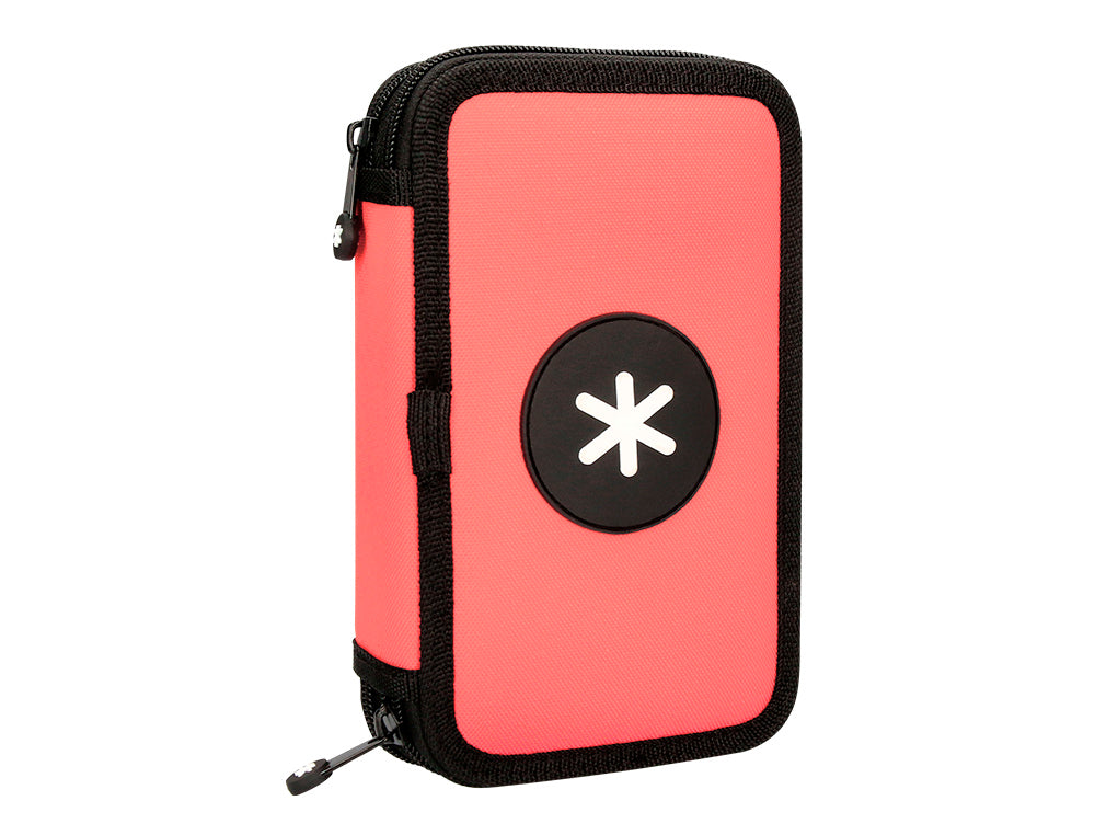 Plumier escolar antartik doble cremallera 28 piezas