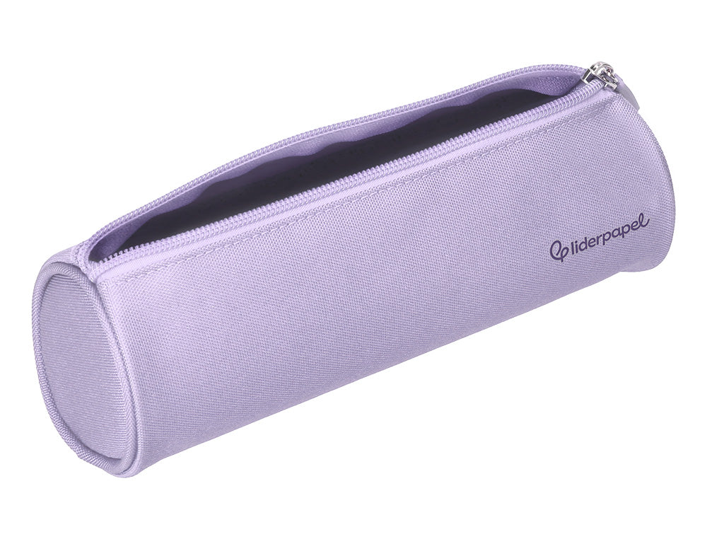 Estuche portatodo liderpapel classic cilindrico ancho 210x70mm