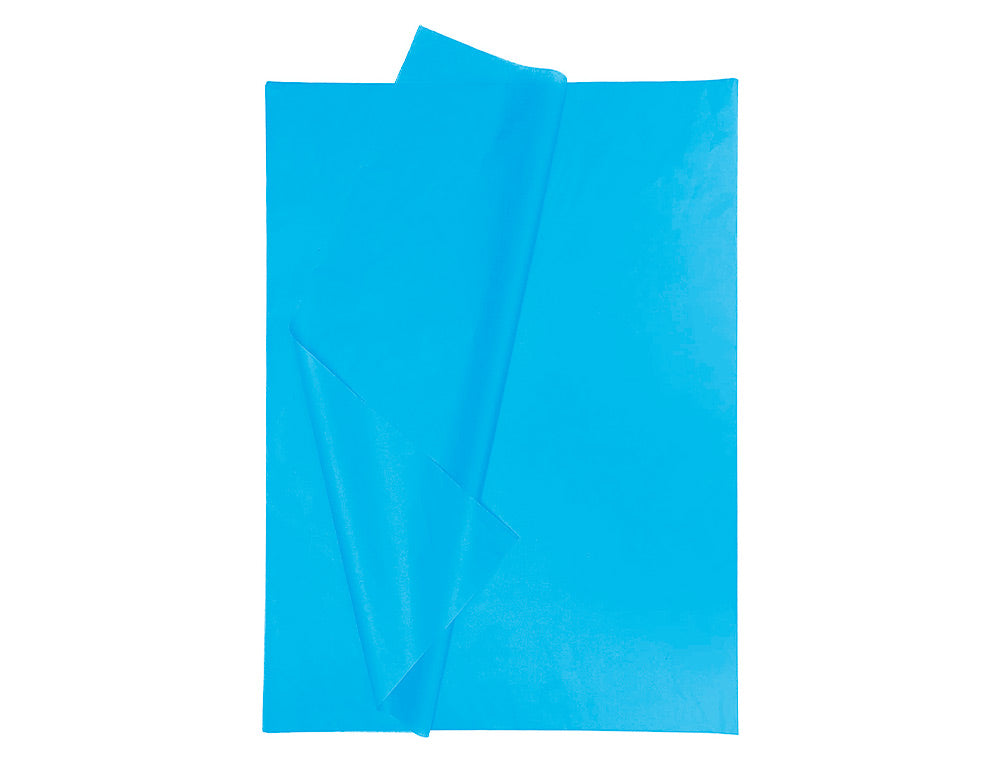 Papel seda liderpapel 52x76cm 18g/m2 bolsa de 5 hojas