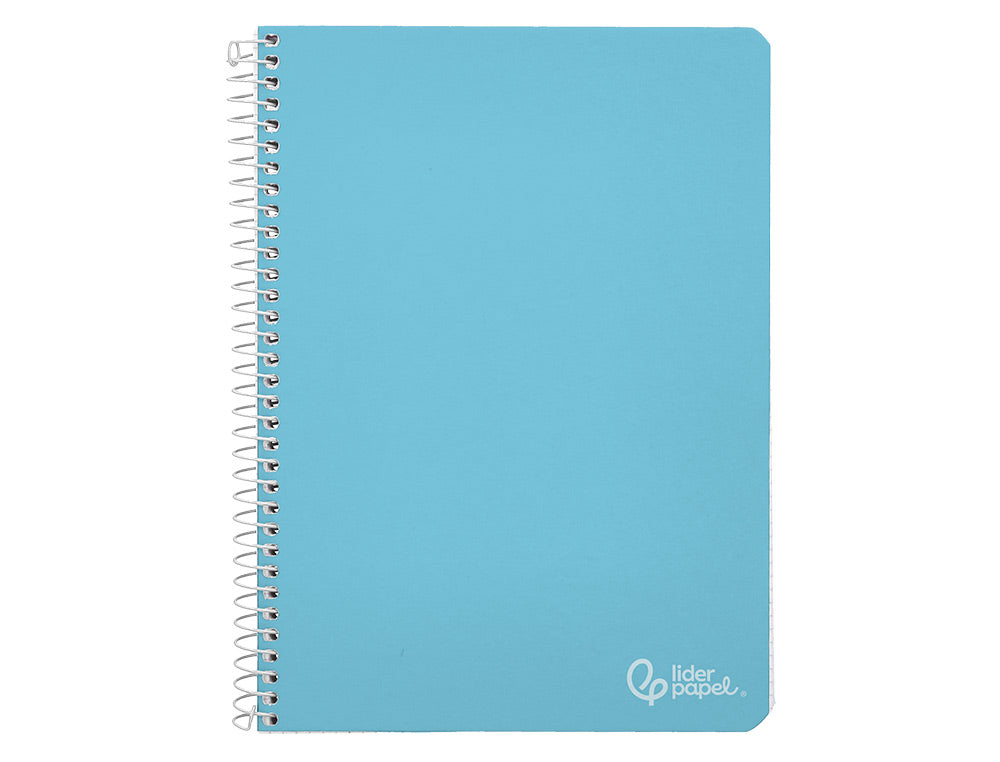 Cuaderno espiral liderpapel a4 witty tapa dura 80h 90gr cuadro 4mm con margen colores surtidos