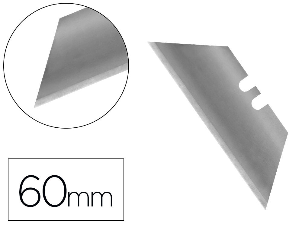 Repuesto cuter q-connect ancho para modelos kf16814/kf16815/kf16816/kf14835 cuchilla 18 mm lister 10 unidades