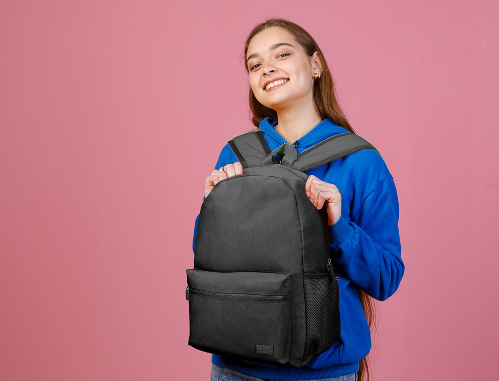Mochila liderpapel core con compartimento lateral elastico 15 l 400x125x300 mm