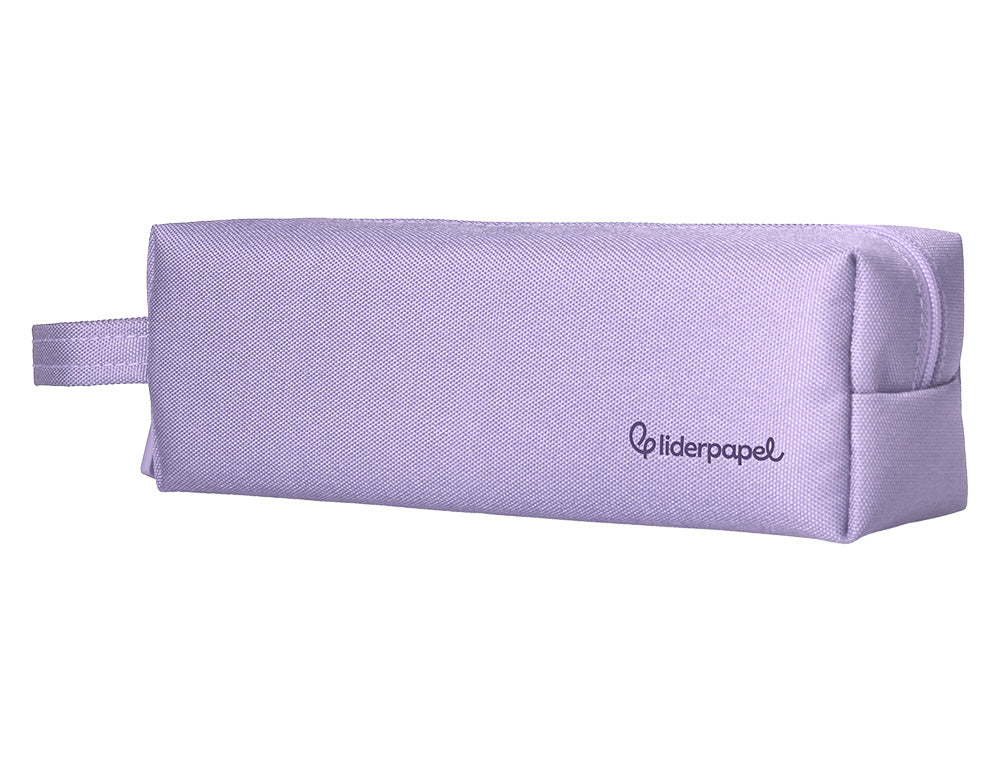 Estuche portatodo liderpapel classic rectangular con asa 210x70mm