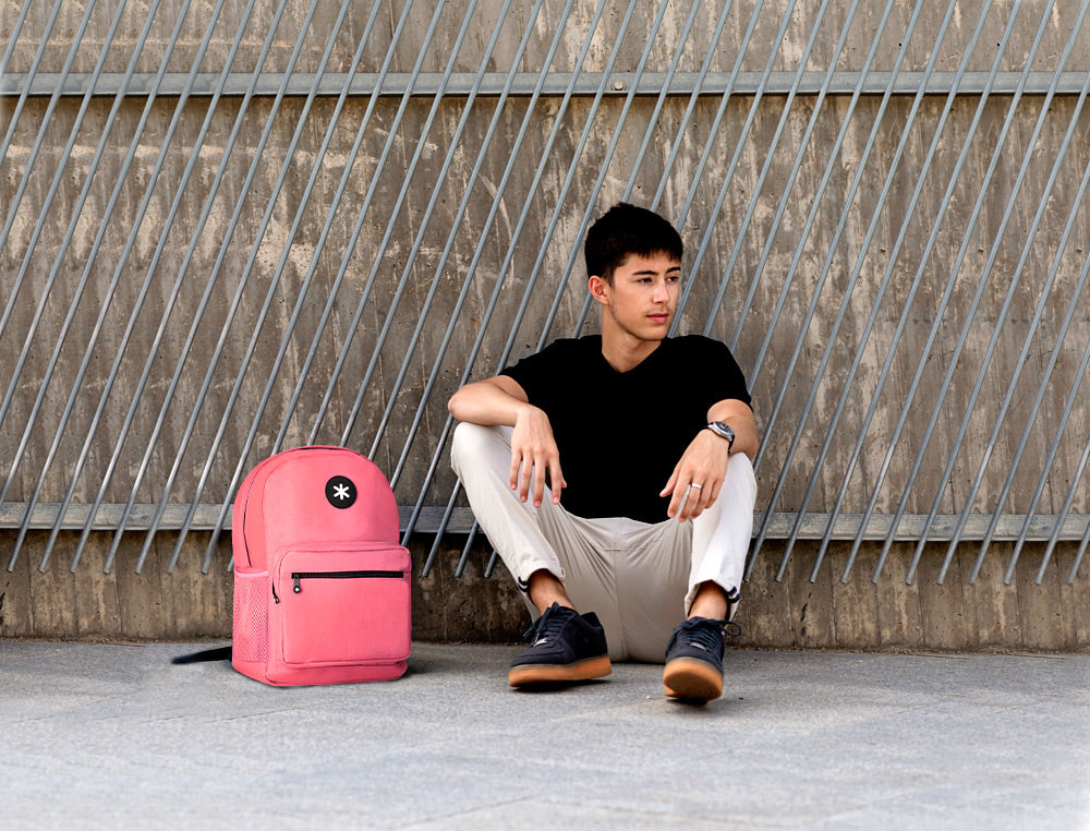 Mochila antartik con asa y bolsillo frontal con cremallera 320x140x430 mm