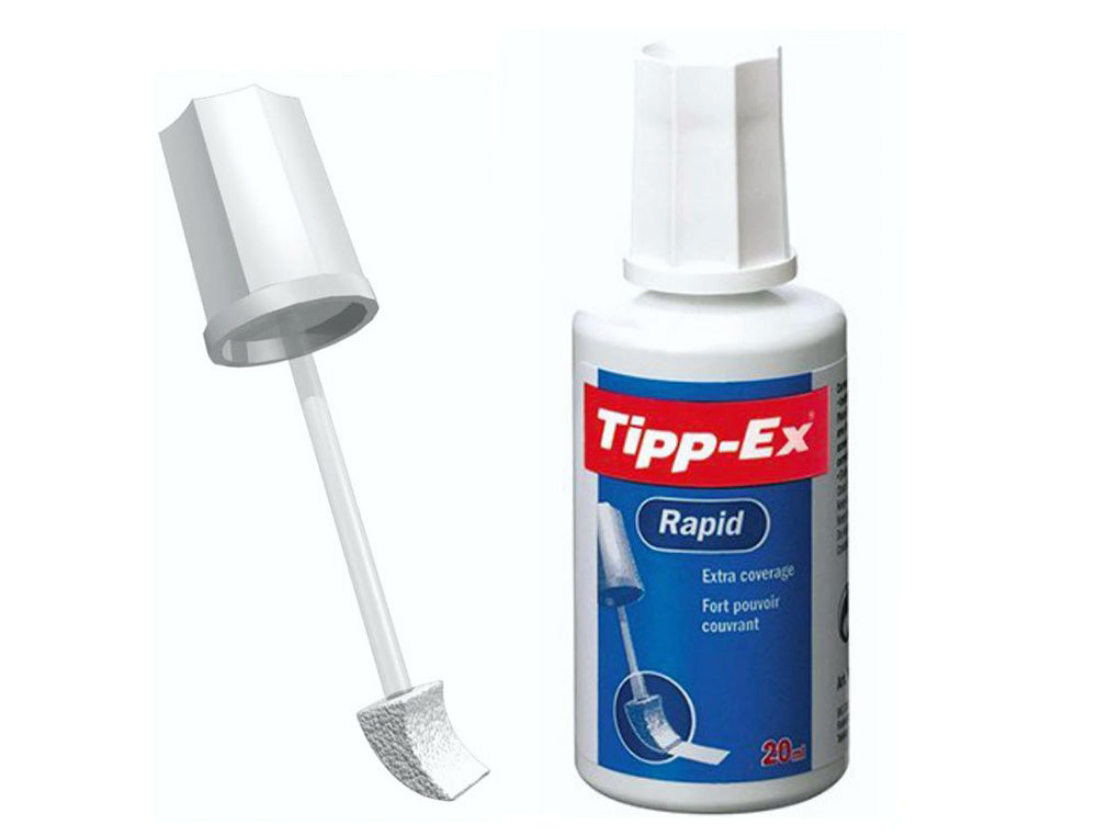Corrector tipp-ex aplicador espuma bote 20 ml