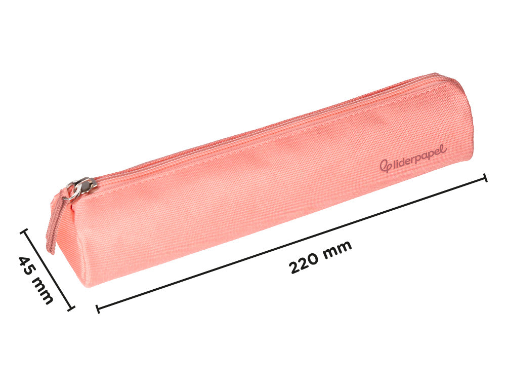 Estuche portatodo liderpapel slim cilindrico 220x45mm