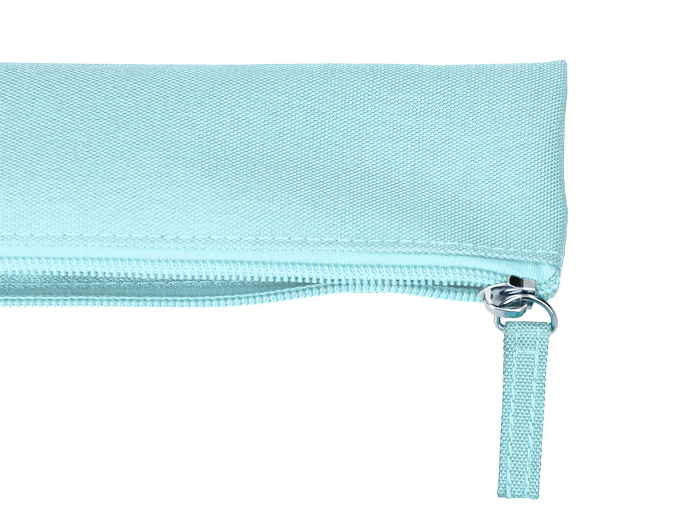 Estuche portatodo liderpapel plano estrecho una cremallera 200x60mm