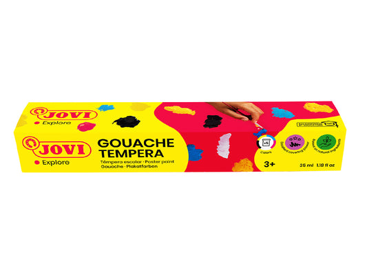 Tempera jovi 35 ml caja de 5 colores surtidos