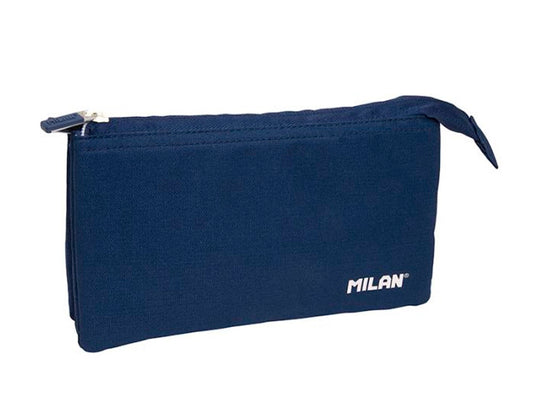Bolso escolar portatodo milan 1918 collection 3 cremalleras y 5 compartimentos 215x35x125 mm