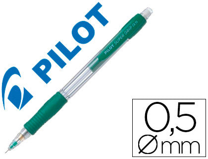 Portaminas pilot super grip 0,5 mm sujecion de caucho
