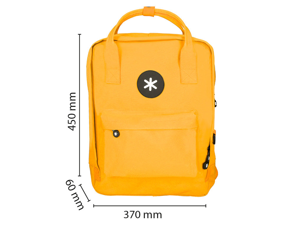 Mochila antartik 2 asas y bolsillos exteriores 300x115x390 mm