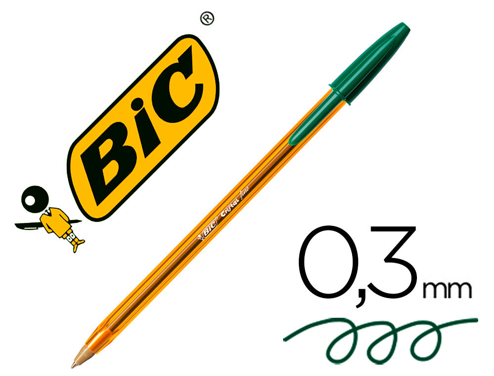 Boligrafo bic cristal punta fina