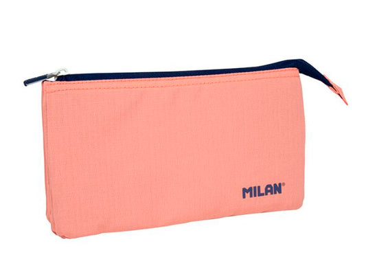 Bolso escolar portatodo milan 1918 collection 3 cremalleras y 5 compartimentos 215x35x125 mm